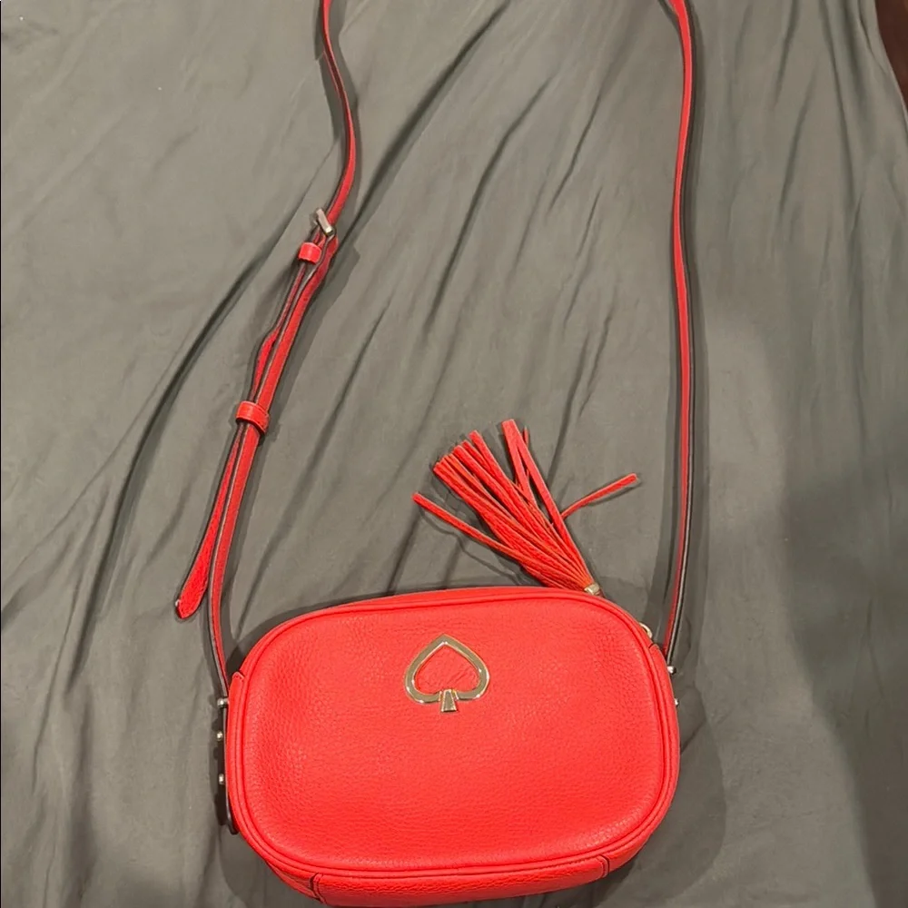 Kate Spade Vibrant Red Crossbody Bag - Picture 4 of 4